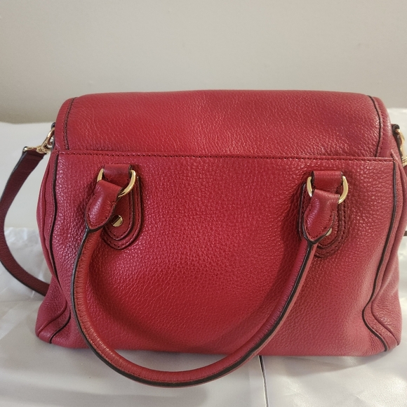 Ravishing Red Authentic Michael Kors purse - Picture 8 of 12
